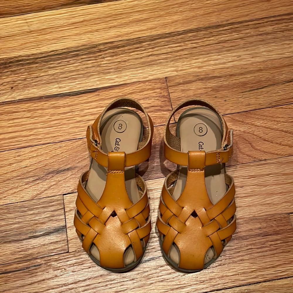 Toddler size 8 Cat & Jack Sandals, used